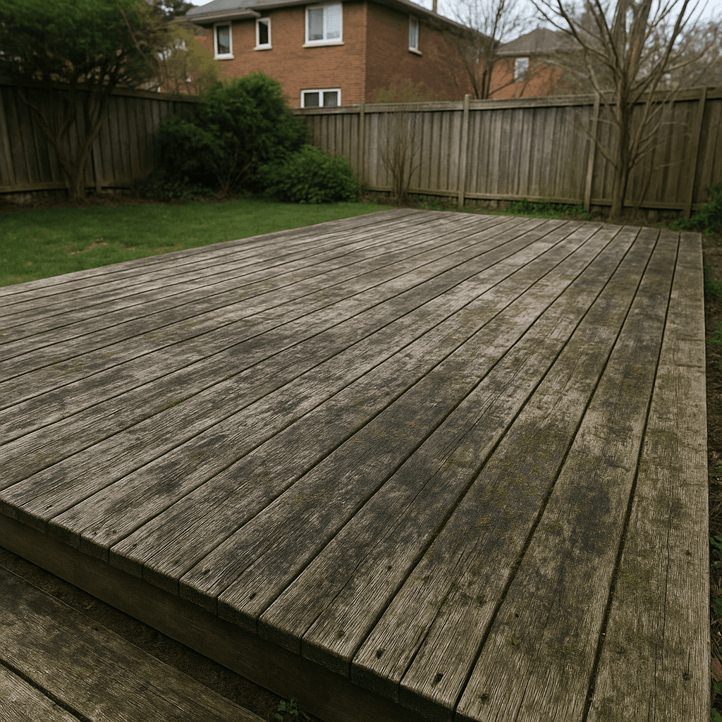 Deck Restoration before