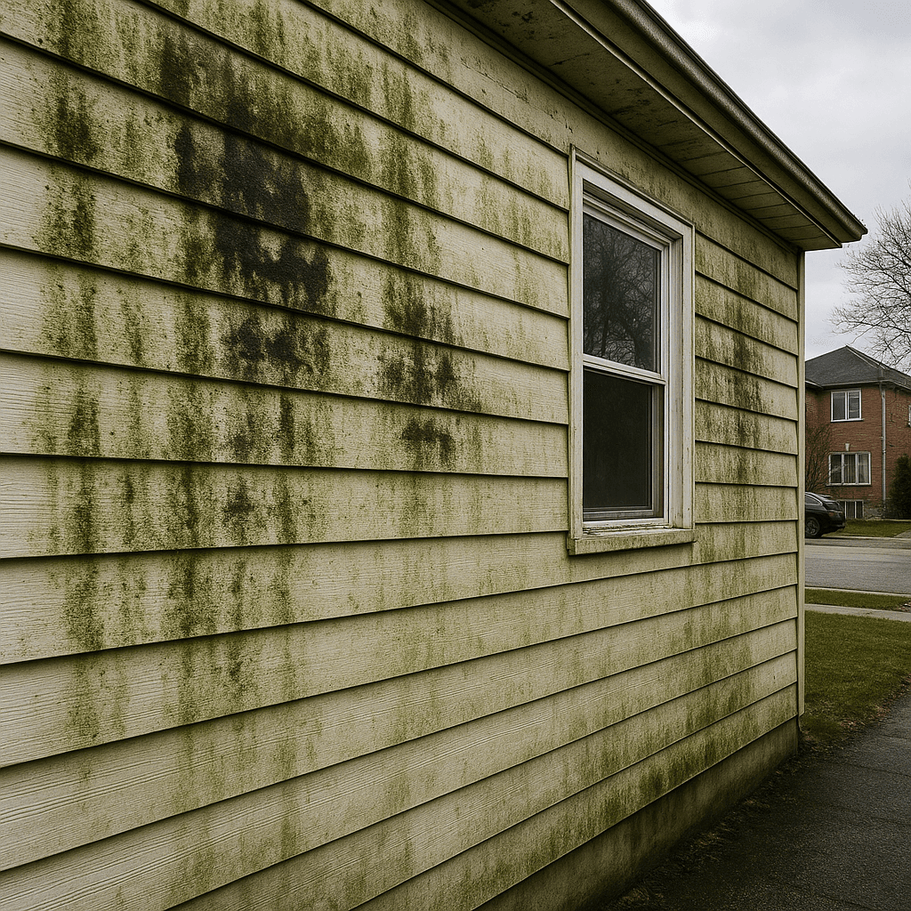House Siding Wash before